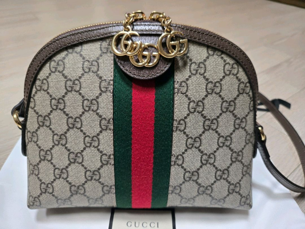 마지막)구찌 오디피아 GG 스몰 숄더백--1