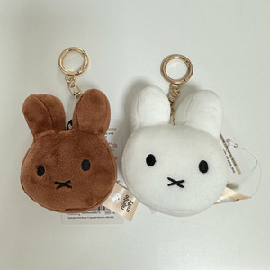 (새상품) 미피 멜라니 태닝미피 얼굴 인형 키링 세트 일괄