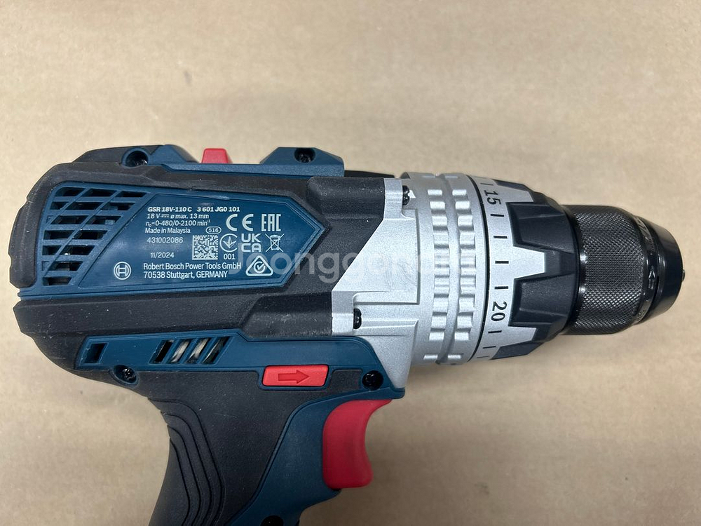 보쉬 GSR18V-110C 베어툴 무선 충전 드릴드라이버 미사용 새상품--2