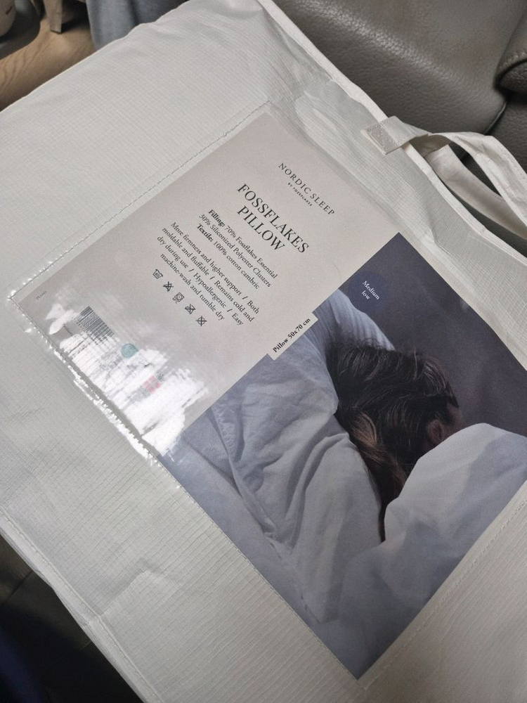 노르딕슬립 베개 미디움로우 미사용 2개--1