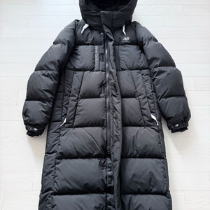 새상품 여성 뉴발란스 구스다운 롱패딩 블랙 이미지