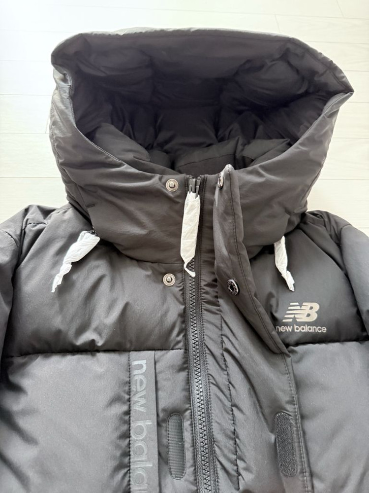 새상품 여성 뉴발란스 구스다운 롱패딩 블랙 이미지