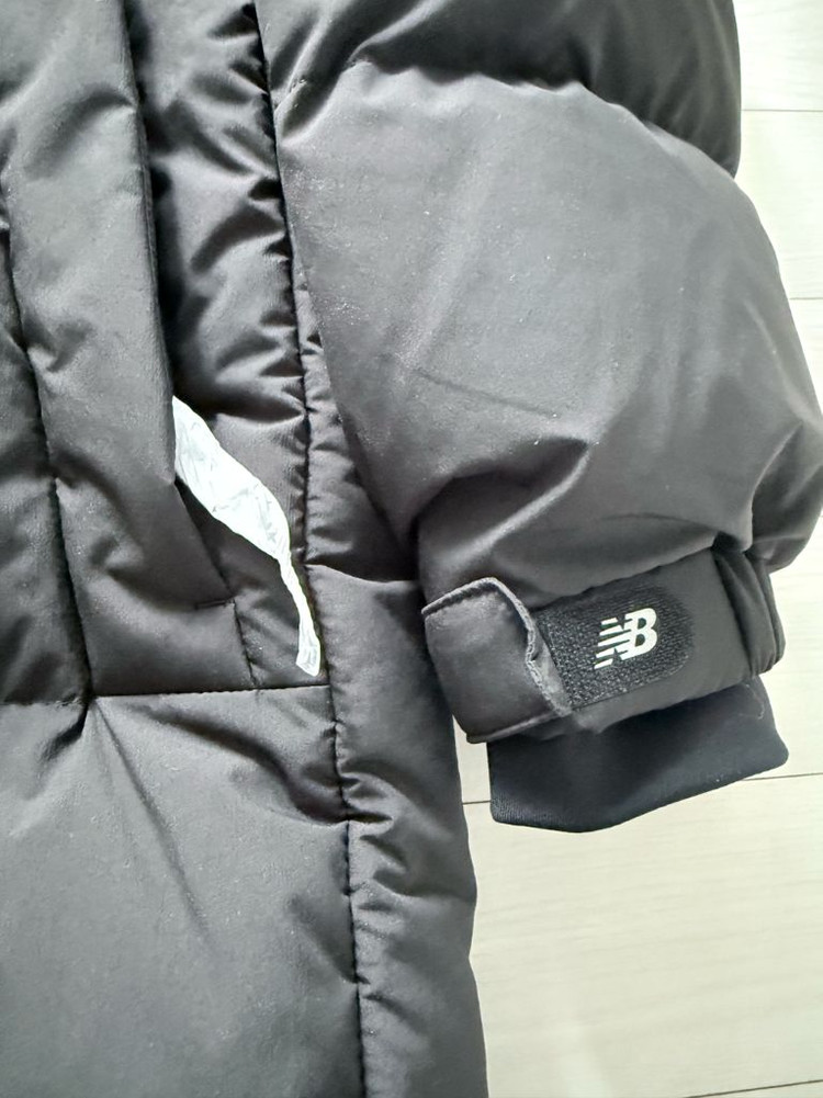 새상품 여성 뉴발란스 구스다운 롱패딩 블랙 이미지