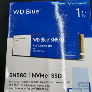 WD 블루 SN580 NVMe SSD 1TB