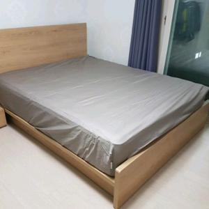 시몬스 원목 침대프레임(매트리스 사이즈 170x208cm) - 매트리스 미포함 이미지