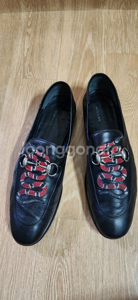 265mm 구찌구두 홀스빗 스네이크 구찌로퍼--1