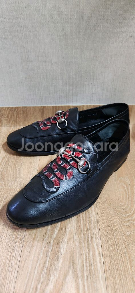 265mm 구찌구두 홀스빗 스네이크 구찌로퍼--2