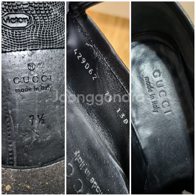 265mm 구찌구두 홀스빗 스네이크 구찌로퍼--7