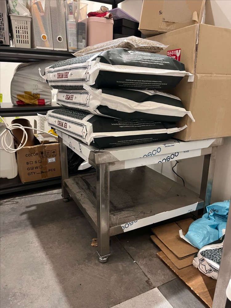 스텐304 2단 작업대--1