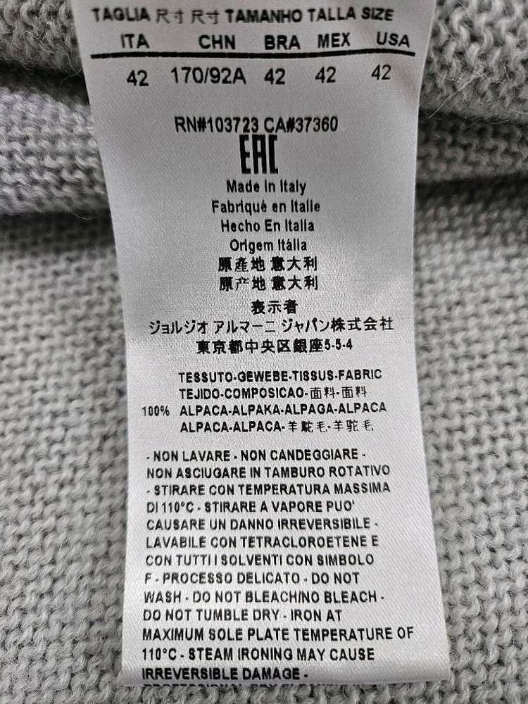 조르지오 아르마니 알파카 롱 가디건 GIORGIO ARMANI--7