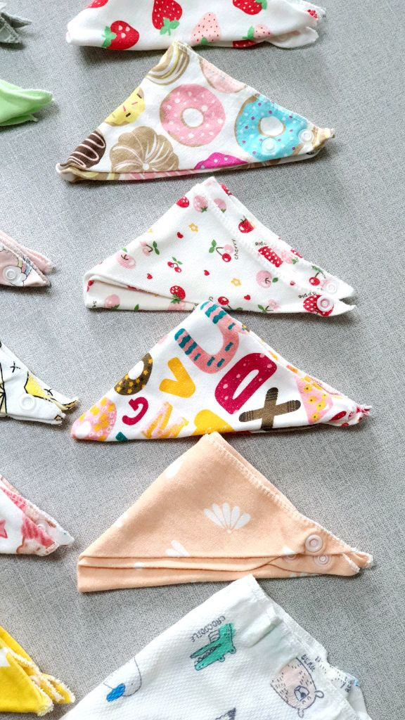 아기 면턱받이 18개 (턱받이, 턱받이빕, 유아턱받이) 이미지