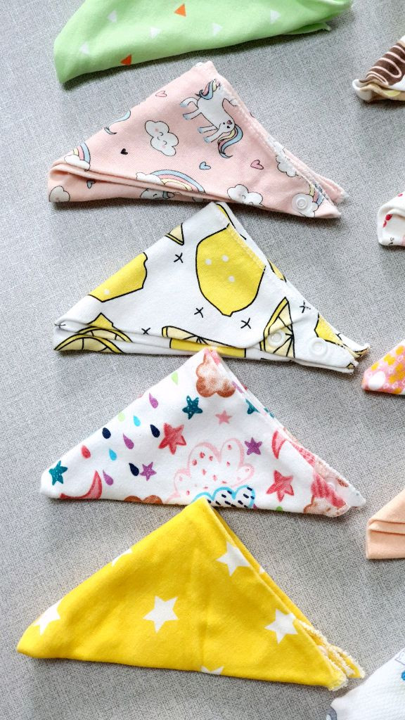 아기 면턱받이 18개 (턱받이, 턱받이빕, 유아턱받이) 이미지