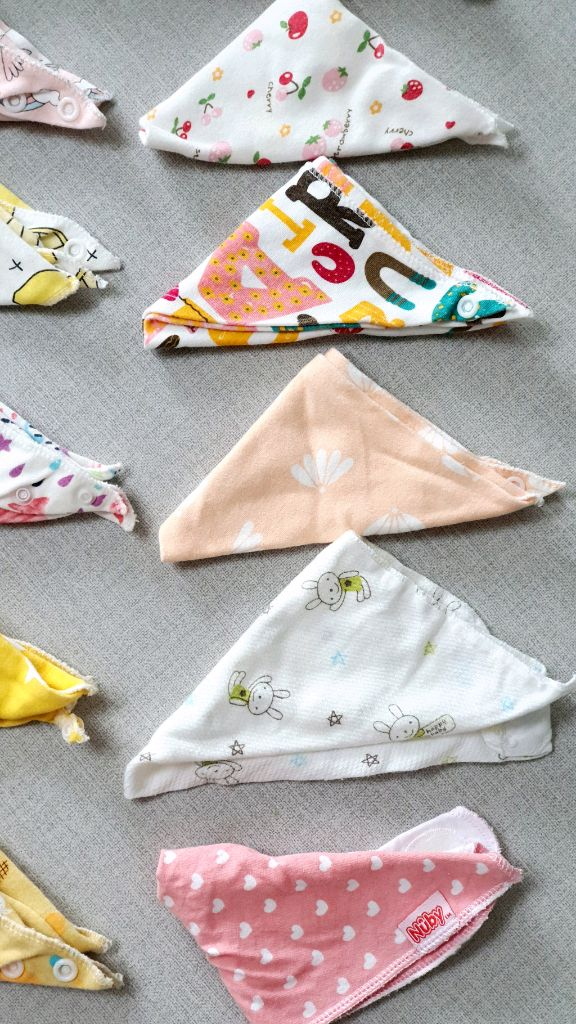 아기 면턱받이 18개 (턱받이, 턱받이빕, 유아턱받이) 이미지