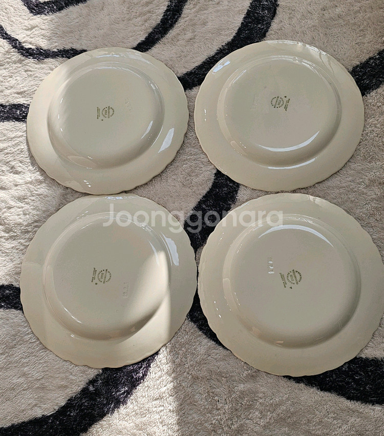 (빈티지)웨지우드 퀸즈 플레이트 4개--1