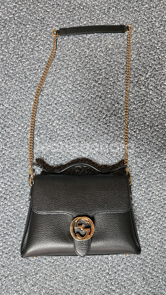 구찌 인터로킹 미니백--2