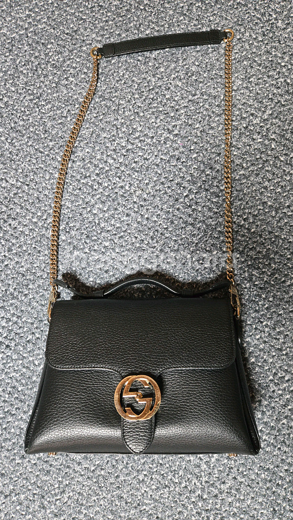 구찌 인터로킹 미니백--3