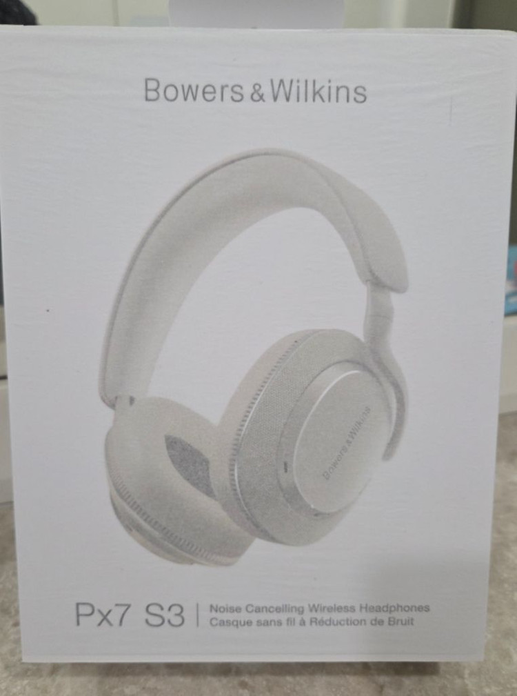 B&W 바워스앤윌킨스 Px7 S3 무선 헤드폰 노이즈캔슬링 캔버스 화이트--3