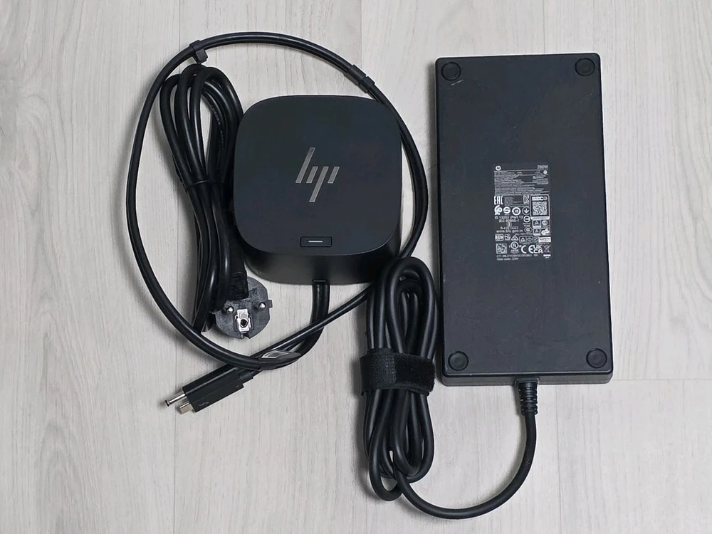 HP 썬더볼트4 G4 도킹스테이션 280W 맥북 윈도우 노트북 썬더볼트4 독 (4K 120Hz 지원) 이미지