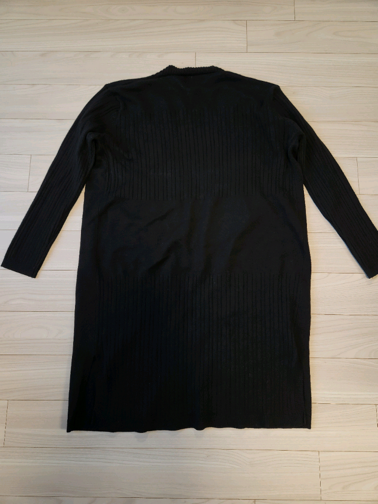 고급스러운 롱 가디건 블랙 55-66--2