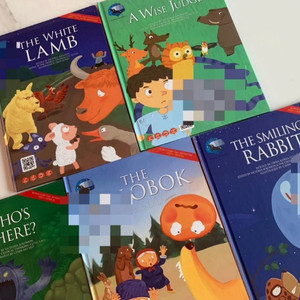 오르다코리아 아동 세계전래동화 영어책 6권 일괄 / 스텝1 상태 좋음