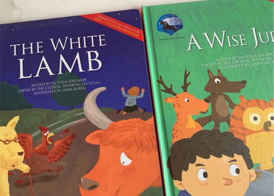 오르다코리아 아동 세계전래동화 영어책 6권 일괄 / 스텝1 상태 좋음--2
