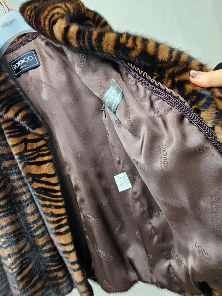 동우모피 사가밍크 지브라통밍크코트 55~66--6