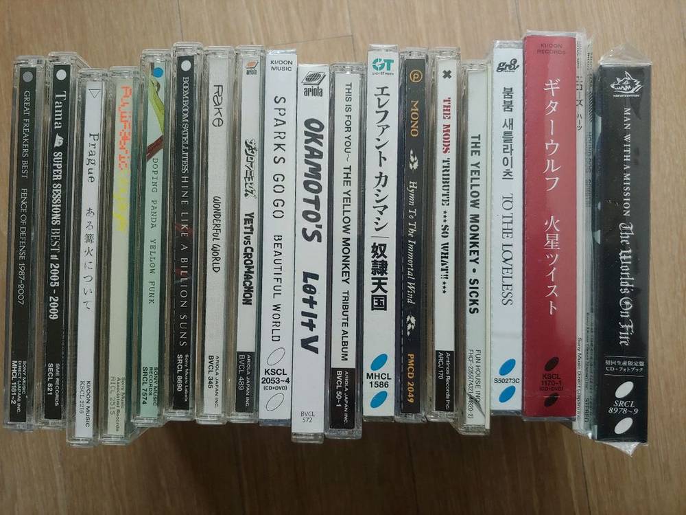 음반 90장 일괄 CD / J-pop J-Rock 락 일본 음악 제이팝--6