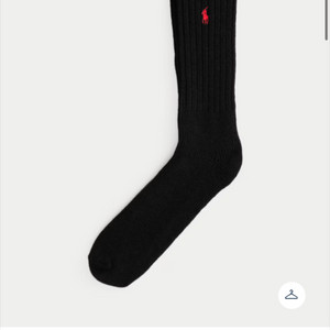 폴로 랄프로렌 맨즈 울 블렌드 부츠 삭스(양말) 블랙 새상품