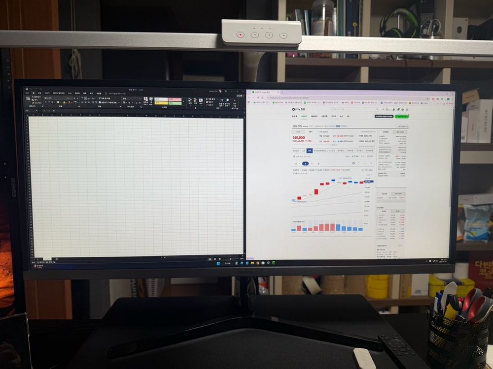 삼성 S34J550 울트라 와이드 모니터--2