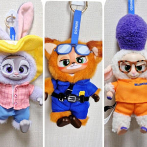 주토피아 키링 닉 주디 벨웨더 주부부 인형뽑기