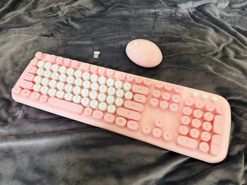 로지텍 actto 엑토 무선 유선 키보드 마우스 키크론--1