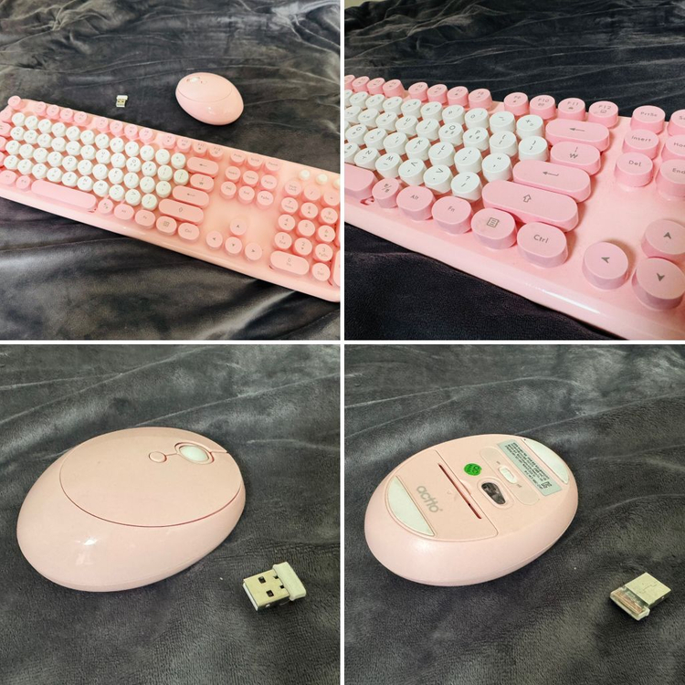 로지텍 actto 엑토 무선 유선 키보드 마우스 키크론--2