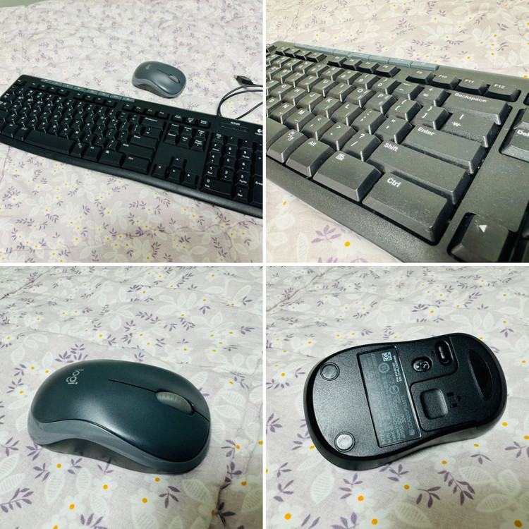 로지텍 actto 엑토 무선 유선 키보드 마우스 키크론--4