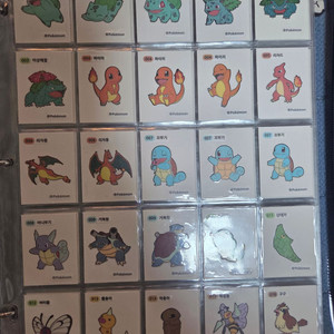 포켓몬 스티커 띠부띠부씰 1세대 2세대 모음집 팝니다 상태 최최상 이미지