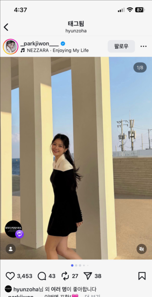 블랙 미니 드레스 하객룩 연말룩--7