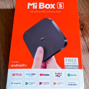 샤오미 미박스 S (4K UHD) OTT 셋톱박스 (실시간TV, 유튜브 광고제거)