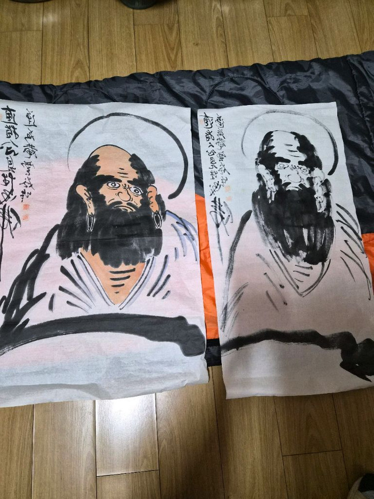 달마도2점 이미지