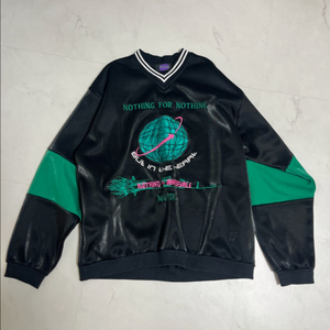 디자인 기모 맨투맨 오버핏