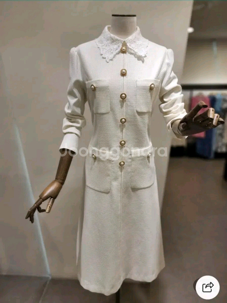 모조에스핀 레이스카라 원피스--1