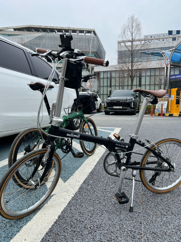 미니벨로 접이식 자전거 커플세트--1