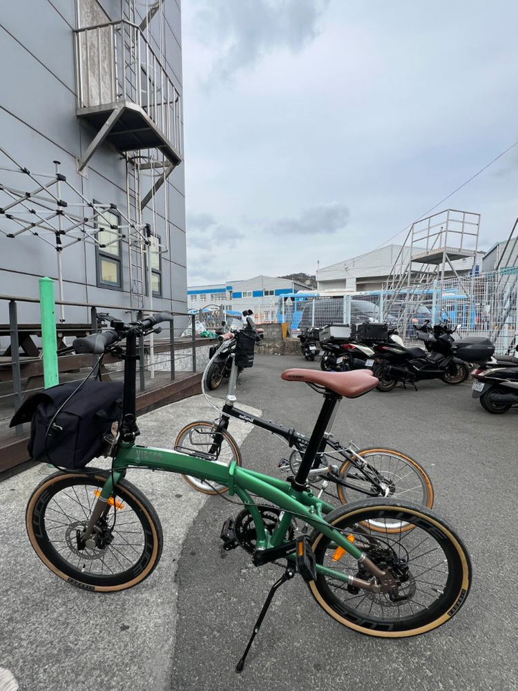 미니벨로 접이식 자전거 커플세트--2