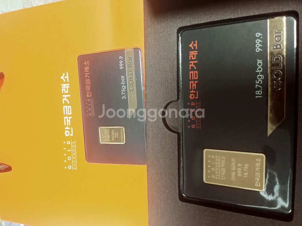 한국금거래골드바5돈1개 (풀세트)한국금거래소골드바1돈 단품팔아요--3