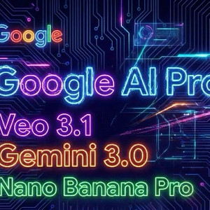 Google AI Pro VEO 3.1 Gemini 3.0 Nano Banana Pro 1년
