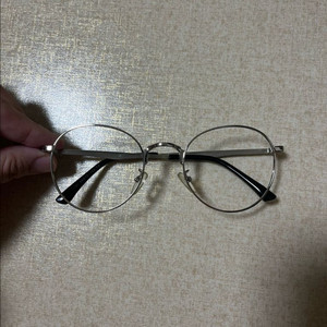 실버 스틸 안경테