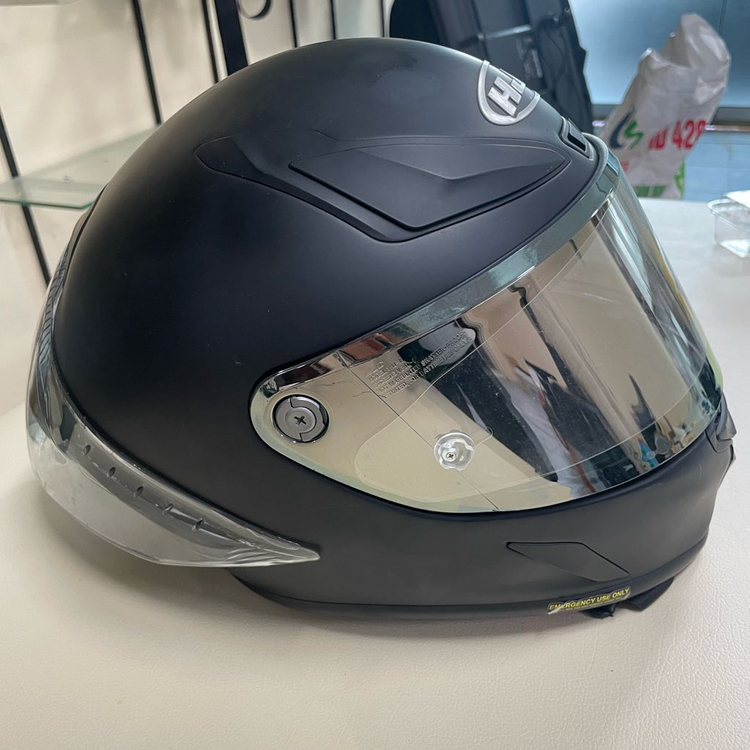 HJC홍진 알파 1 무광블랙 m 풀페이스 헬멧 (세나 인터콤, 쉴드 포함)--3