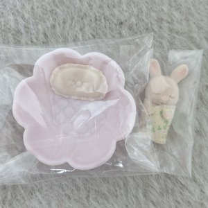 택포) 실바니안 쿠지 꽃침대 밀크토끼