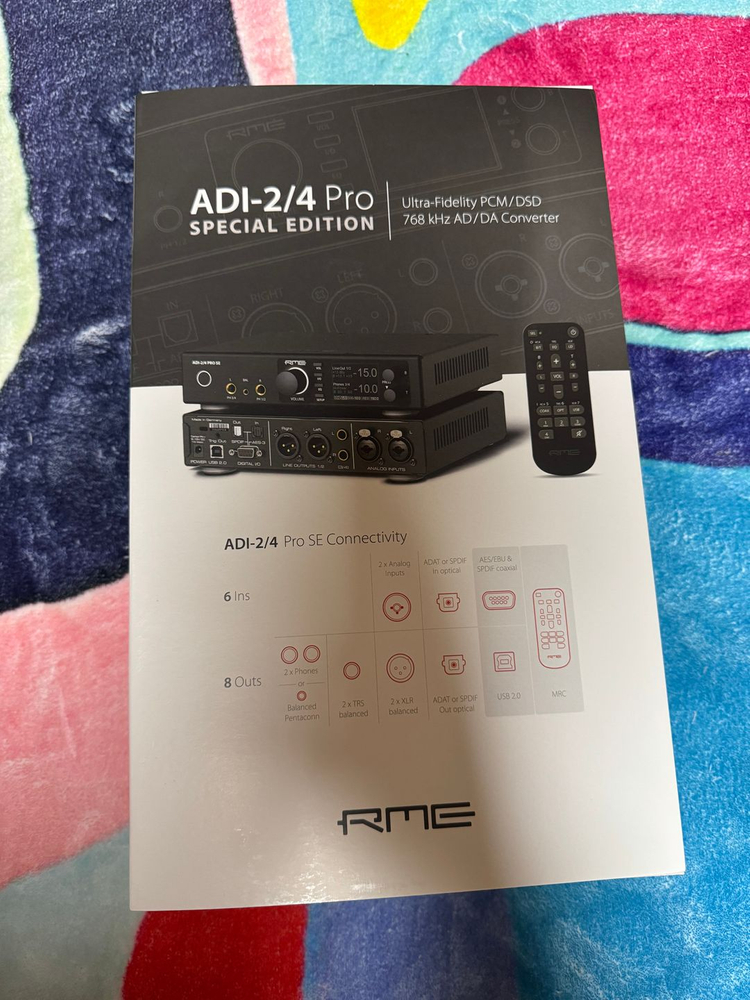 RME ADI-2/4 Pro SE 컨버터 판매합니다.--2