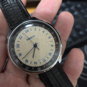 빈티지 라케타 시계 남성기계식시계 판매. 교환 이미지