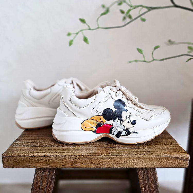 [구찌정품] 디즈니 미키마우스 라이톤 스니커즈 판매합니다. 이미지