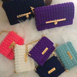 핸드메이드 네트망 카드지갑 휴대폰가방